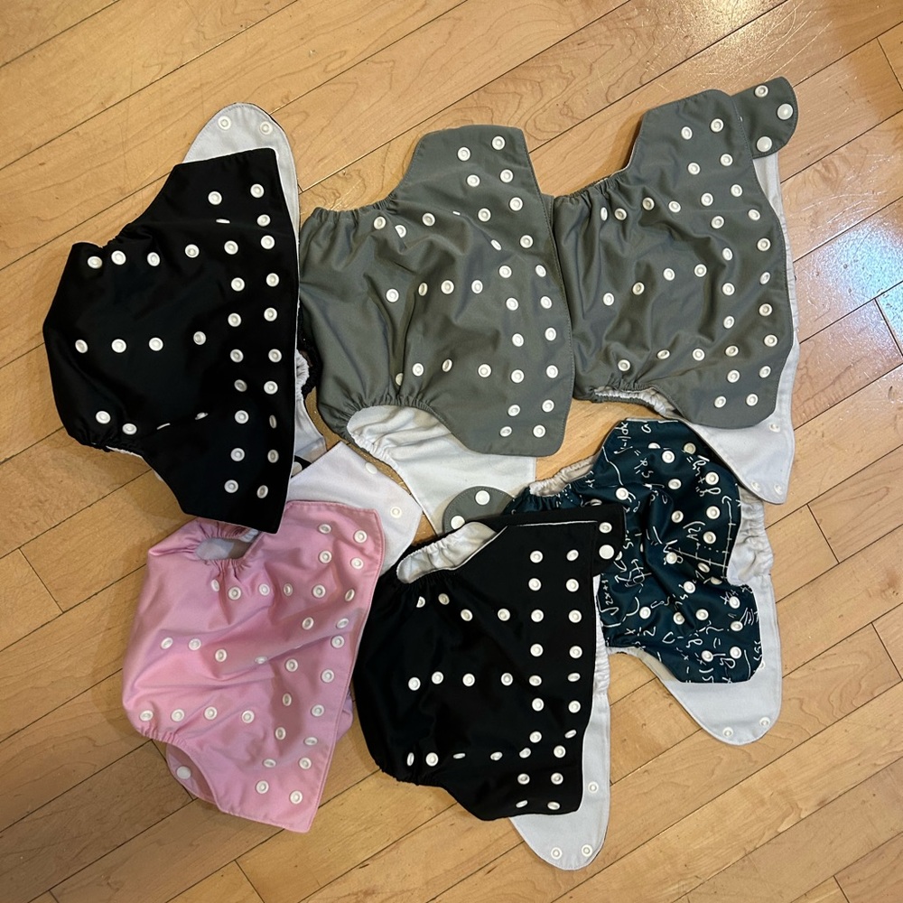Alvababy Big Size Pocket Cloth Diapers with Inserts